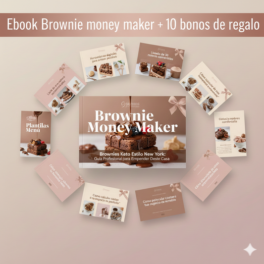 Brownie KETO Money Maker: "Guía Profesional para Emprender Desde Casa” y ganar dinero!!